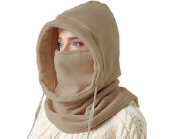 Warme Bivakmuts Dames - Winddicht Fleece voor Skiën, Fietsen en Winter