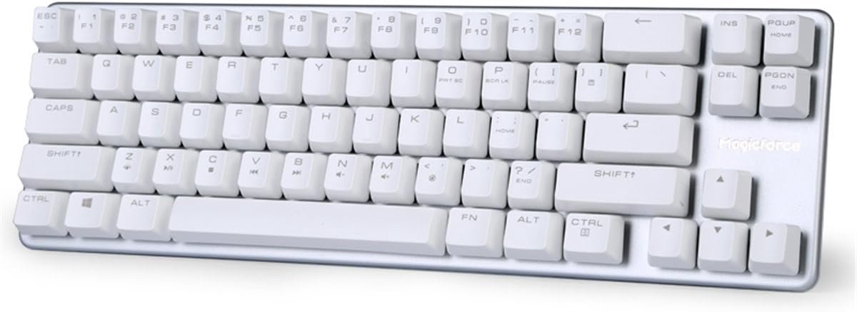 Mini Bedraad Mechanisch Gaming Toetsenbord 68-Toetsen Compact Layout