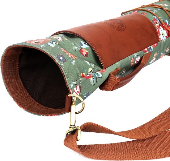 Waterdichte Canvas Golftas met Leren Details - Compacte Reis- en Trainingsbag voor Dames — afbeelding 2
