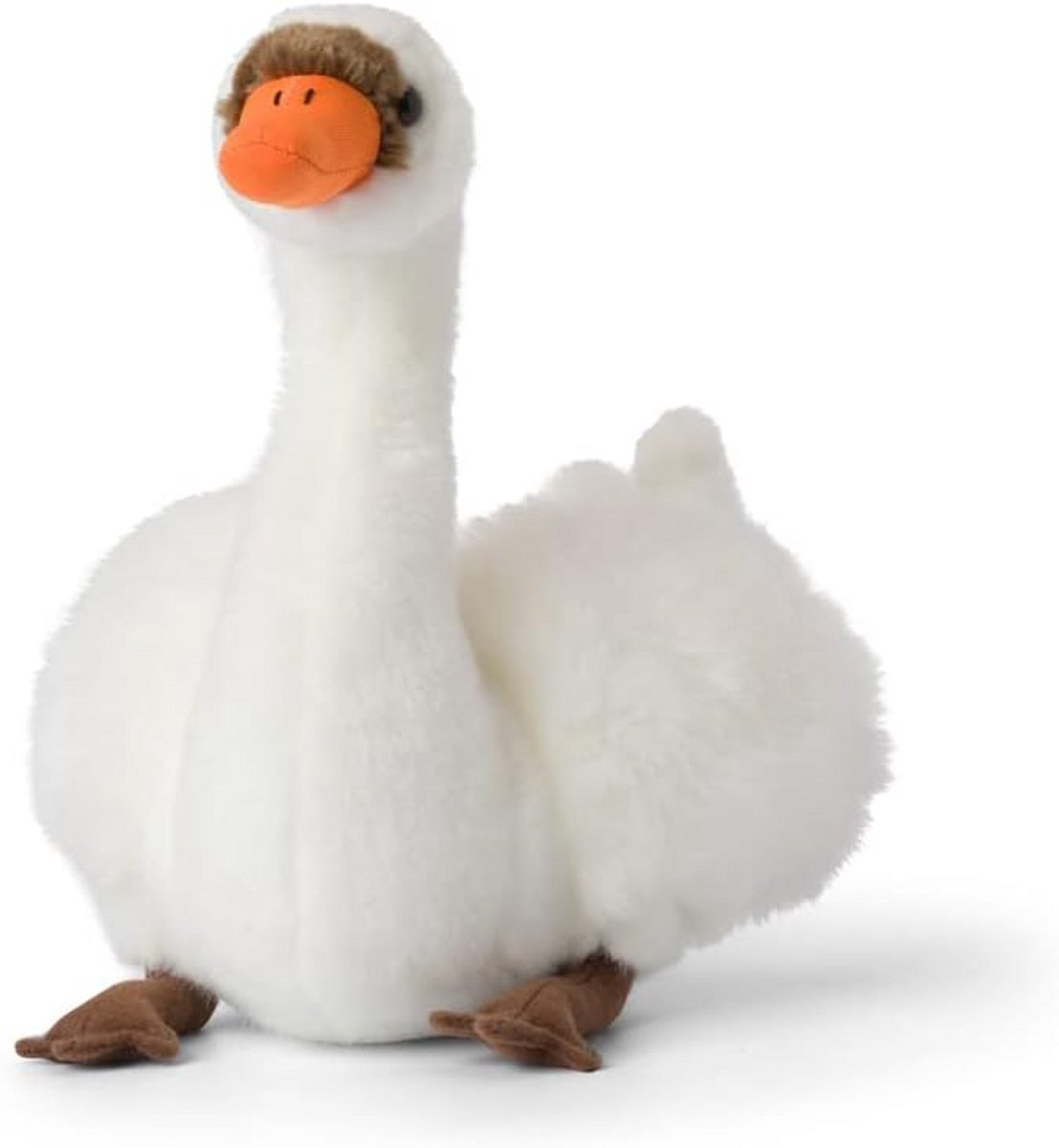 Zachte Pluche Zwaan Knuffeldier - Realistisch & Ecologisch Speelgoed (23 cm)