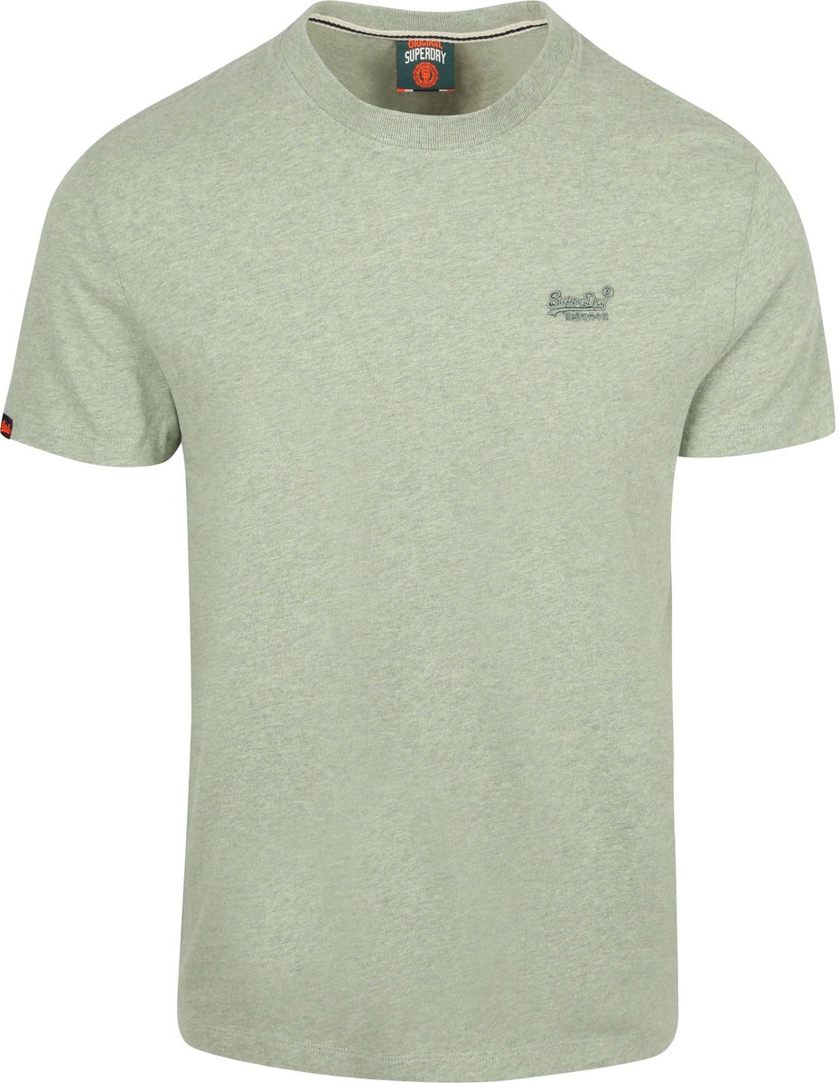 Superdry Essential T-Shirt Melange – Heren Groen
