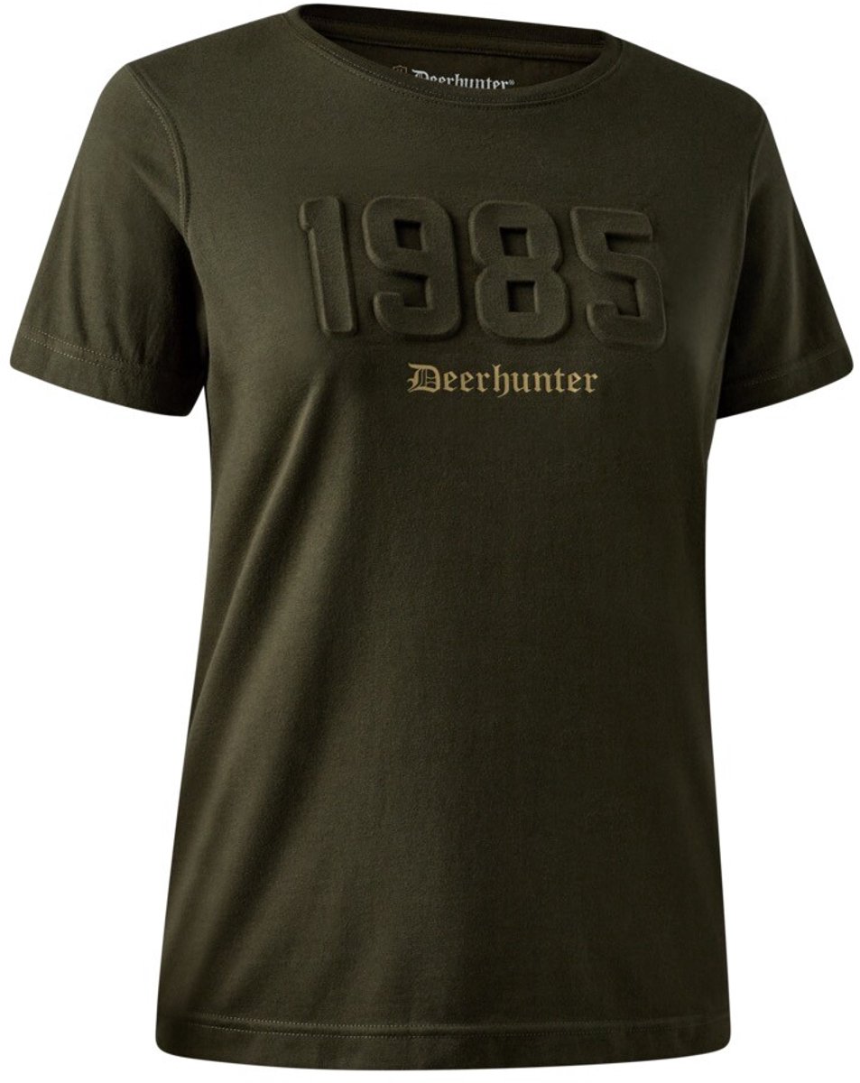 Deerhunter Dames Jubilee timber T-shirt Outdoor T-shirt Skandinavisch T-shirt maat 34