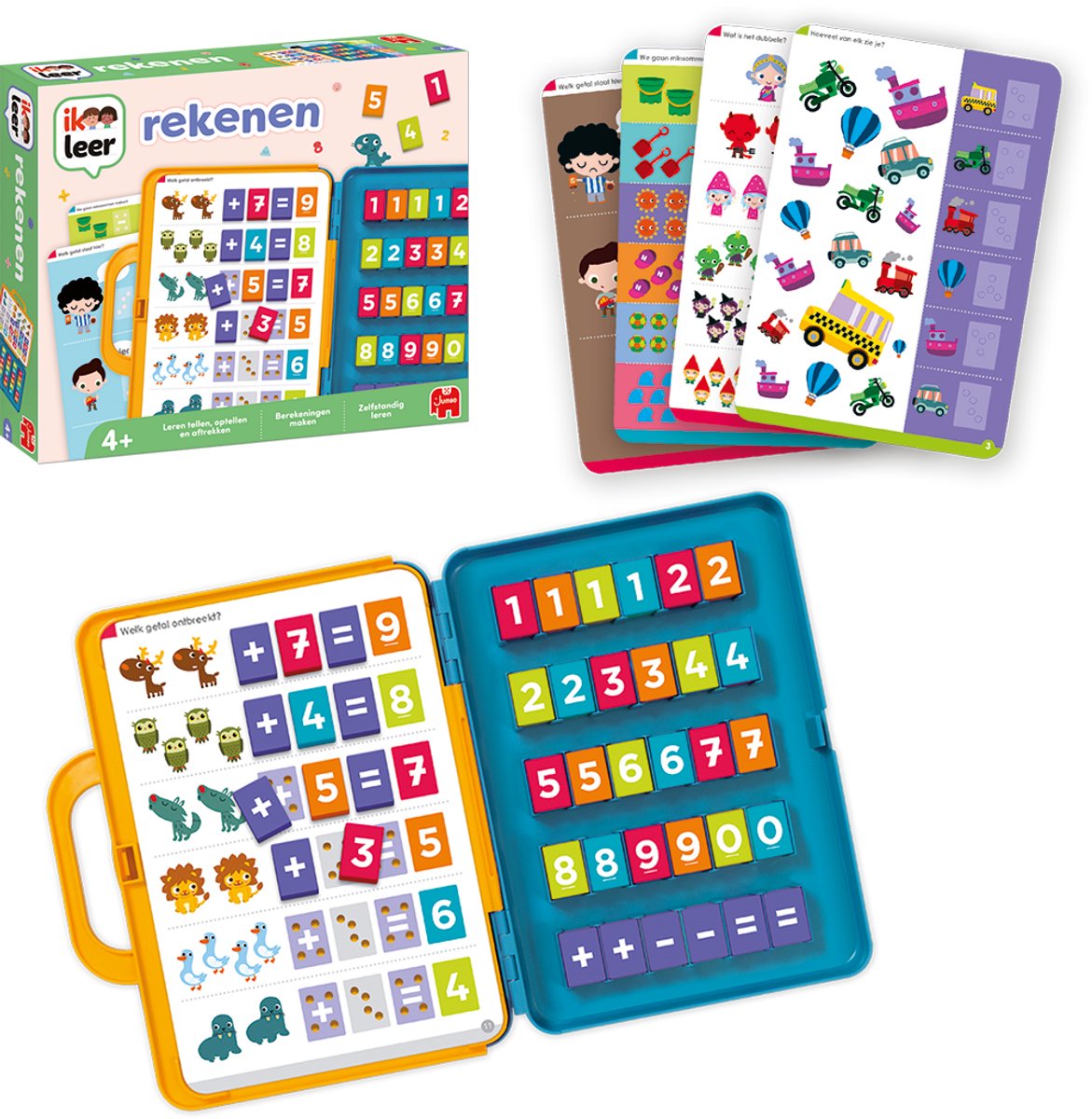 Jumbo - Ik Leer - Rekenen - Educatief spel - Vanaf 4 jaar - Speelgoed in koffer — afbeelding 5