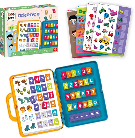 Jumbo - Ik Leer - Rekenen - Educatief spel - Vanaf 4 jaar - Speelgoed in koffer