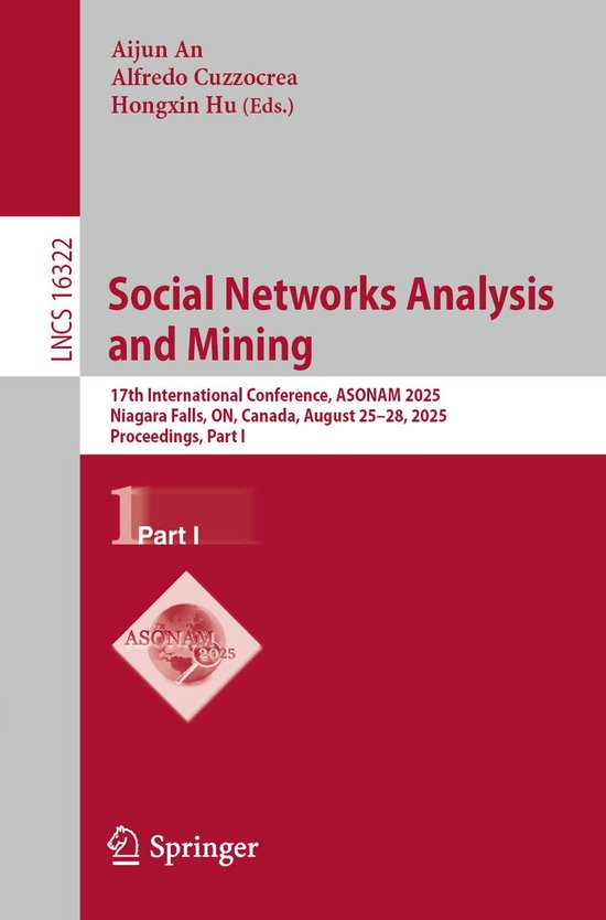 Springer Nature Proceedings Computer Science 1 - Social Netw ... - cover