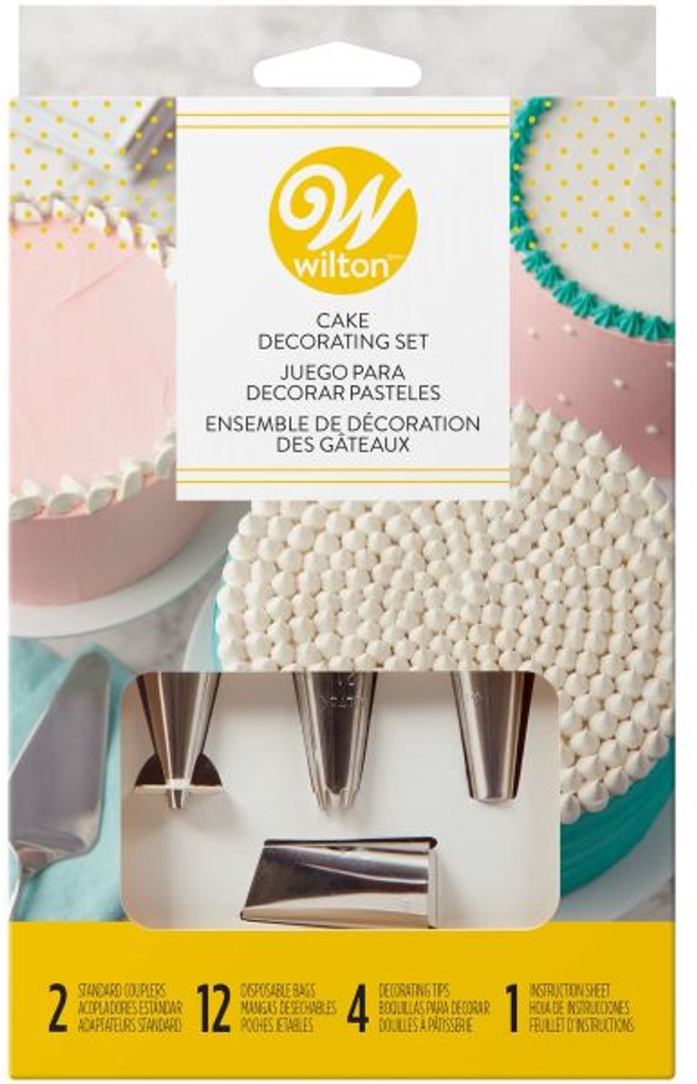 Wilton Setvoor Taartdecoratie set/18