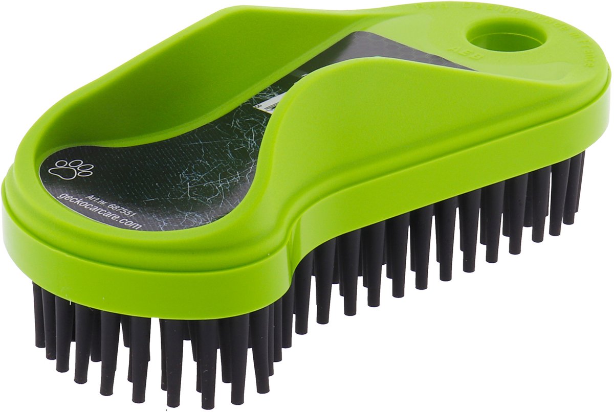 Gecko Rubber Borstel - Borstel voor dierenharen