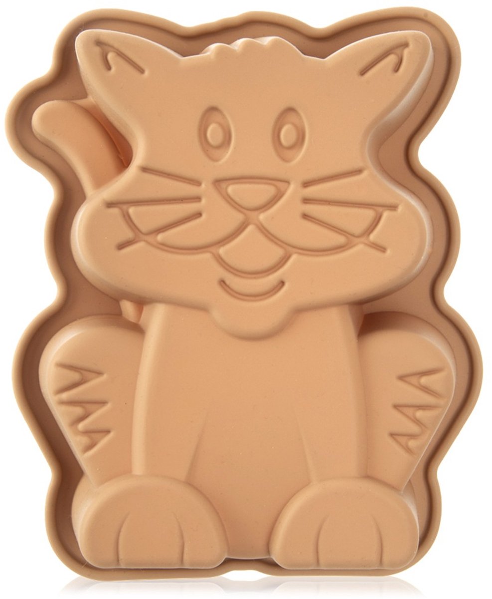 Bakvorm Silicone Kat 20x16x4,5 cm - Springvorm - Vorm voor Bakken - Taartvorm - Bakplaat