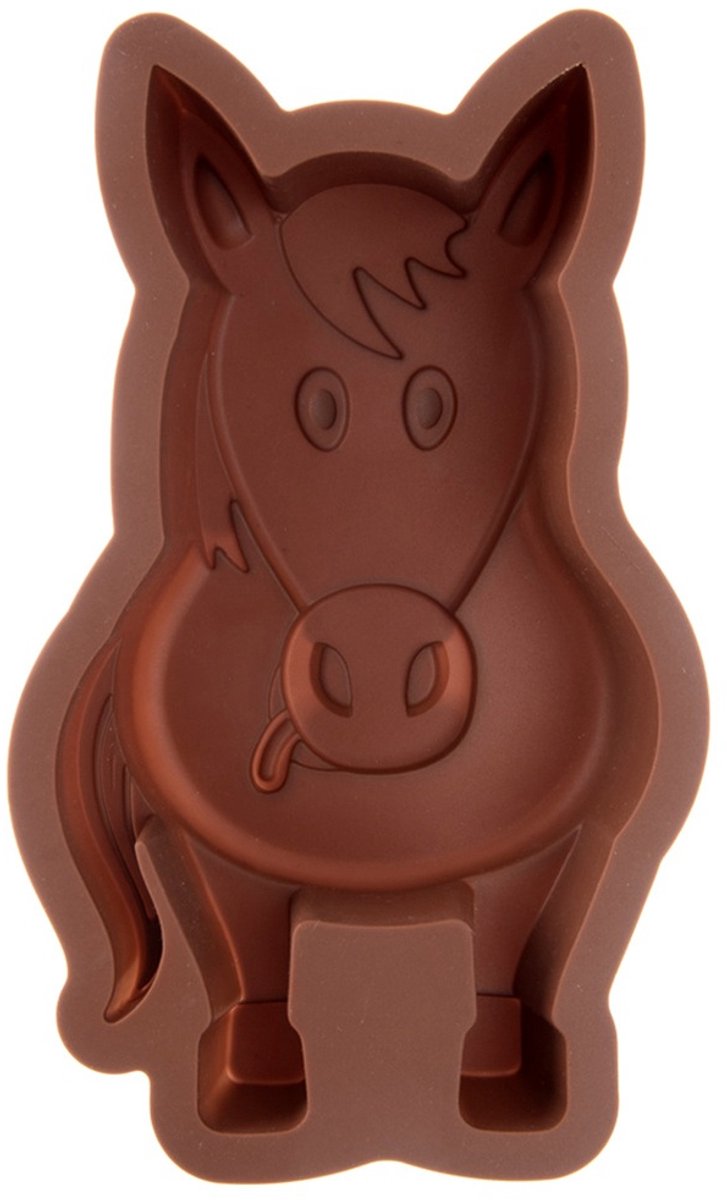 Bakvorm Silicone Paard 19x10x4 cm - Springvorm - Vorm voor Bakken - Taartvorm - Bakplaat – foto 4