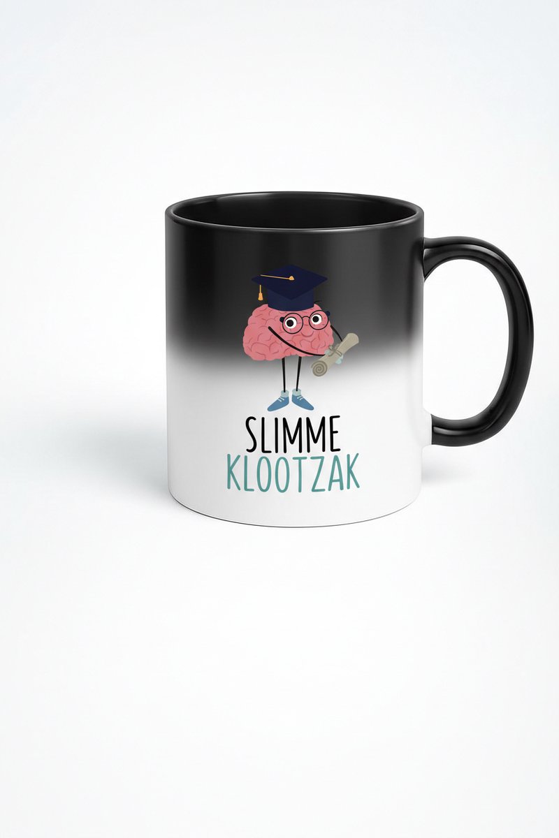 Slimme Klootzak - Magische Mok met Warmtegevoelige Print