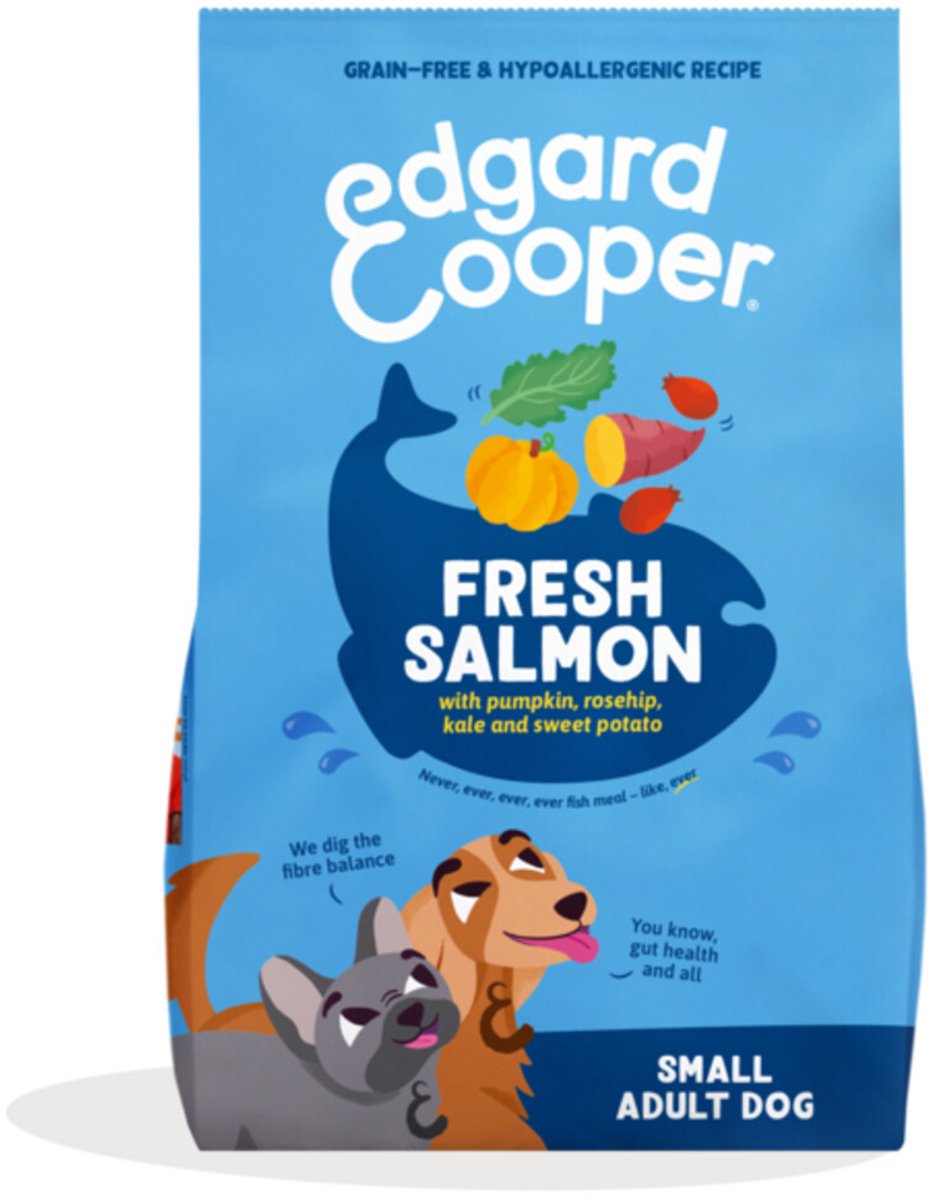 Edgard & Cooper Hondenvoer Droog Adult Small Zalm - 3 x 3 kg - Voordeelverpakking