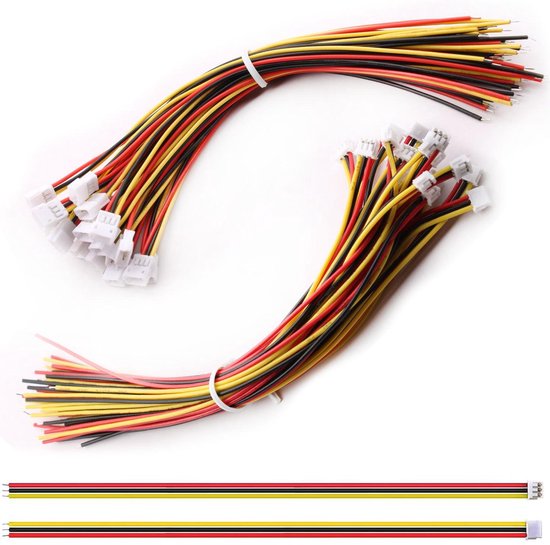 40 stuks JST Connector 1,5 ZH 3 pin - Mannelijk en Vrouwelijk - Mini ...