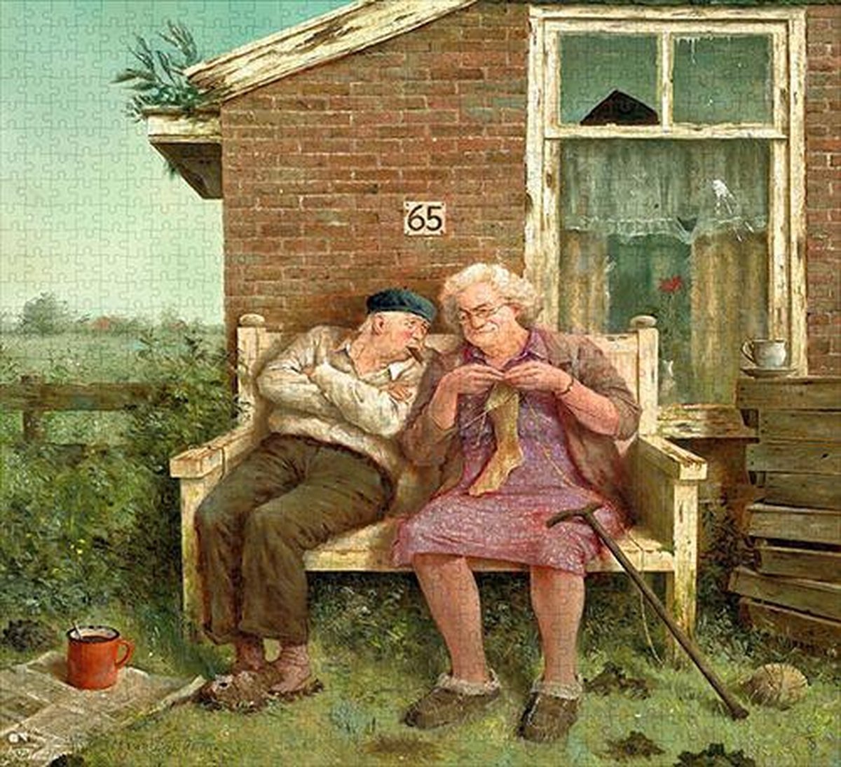 Marius van Dokkum Puzzel - Liefde Vergaat Niet - 1000 st — afbeelding 3