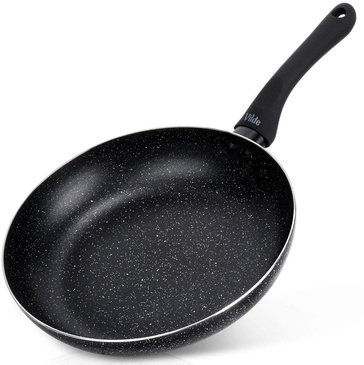 Koekenpan Graniet BLACK LINE 26 cm - Multifunctionele Pan voor Vlees - Groenten
