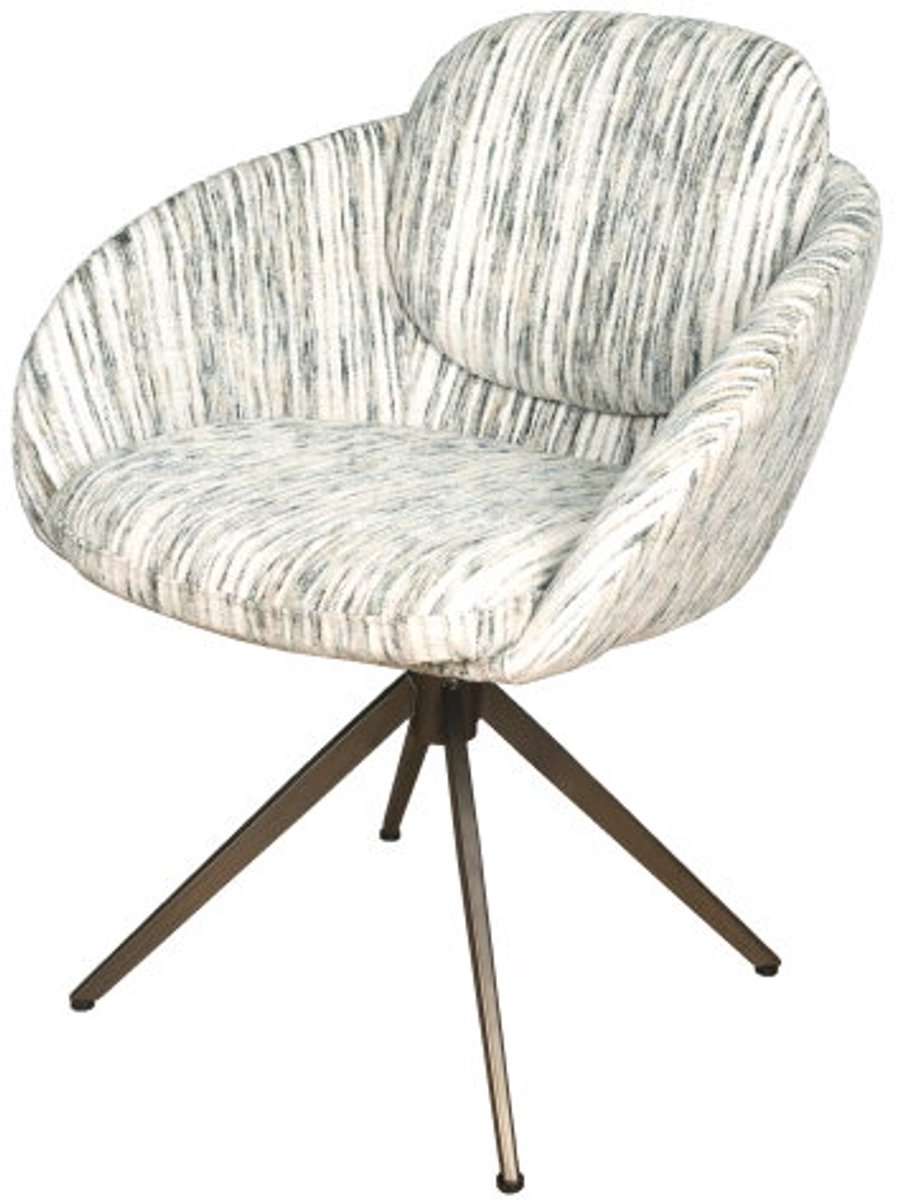Moods Collection Eetkamerstoel Nice poot Moon 360 anodic brown - be stylish light green 26 lichtgroen