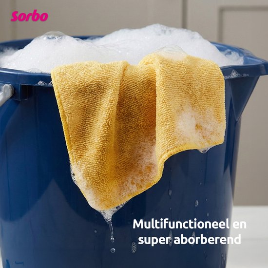 Tissu microfibre Sorbo - 6 pièces - Assorti