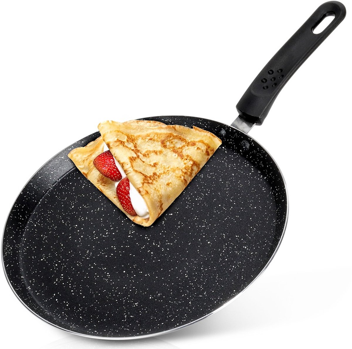 Pannenkoekenpan Graniet 26 cm - Omeletpan - Pancake - Eierpan - Pannenkoekpan