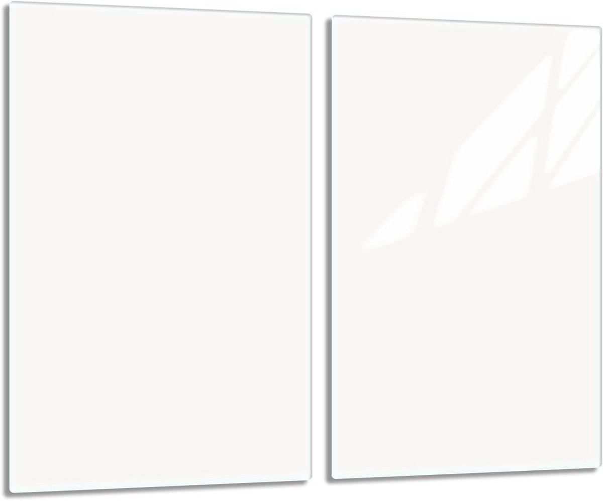 Glazen Afdekplaat voor Kookplaat 2 x 30 x 52 cm - Gehard Glas Universele Dekplaat voor Inductie en Glaskeramische Kookplaten