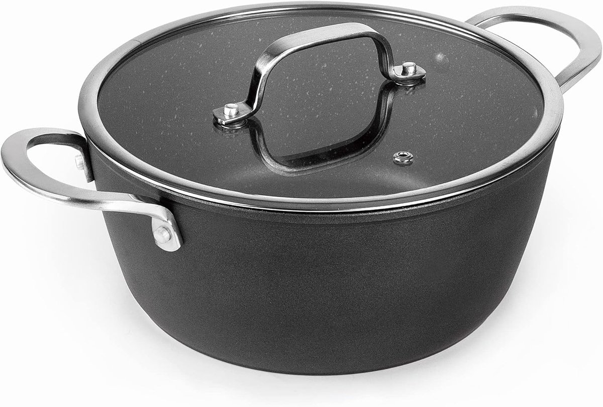 Kookpan met Deksel Ø 28 cm, Geschikt voor Inductie koken