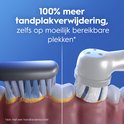Vergelijking van handtandenborstel en Oral-B iO voor tandplakverwijdering.