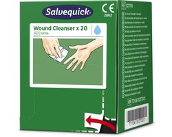 Salvequick wondreinigingsdoekjes - dispenser 20 stuks