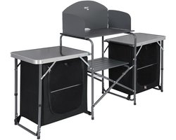 Nils Camp - NC3042 - Opvouwbare Kampeerkast - Windbescherming - Aluminium - 600D Oxford