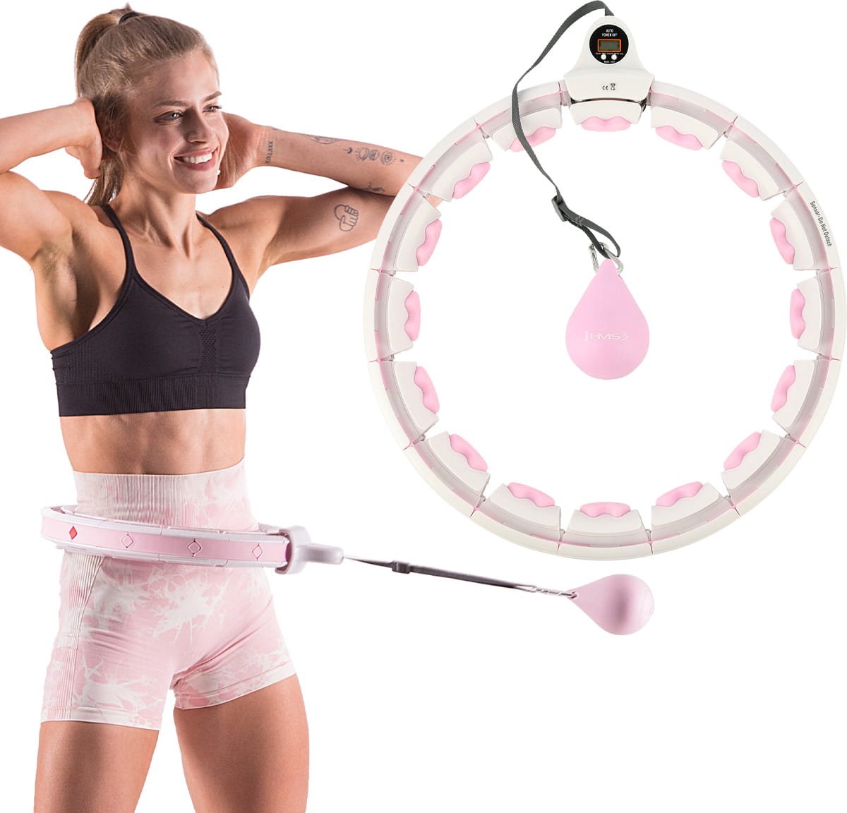 HMS HHW06 - Trainingshesje - Roze - Met Piłka - LCD Scherm