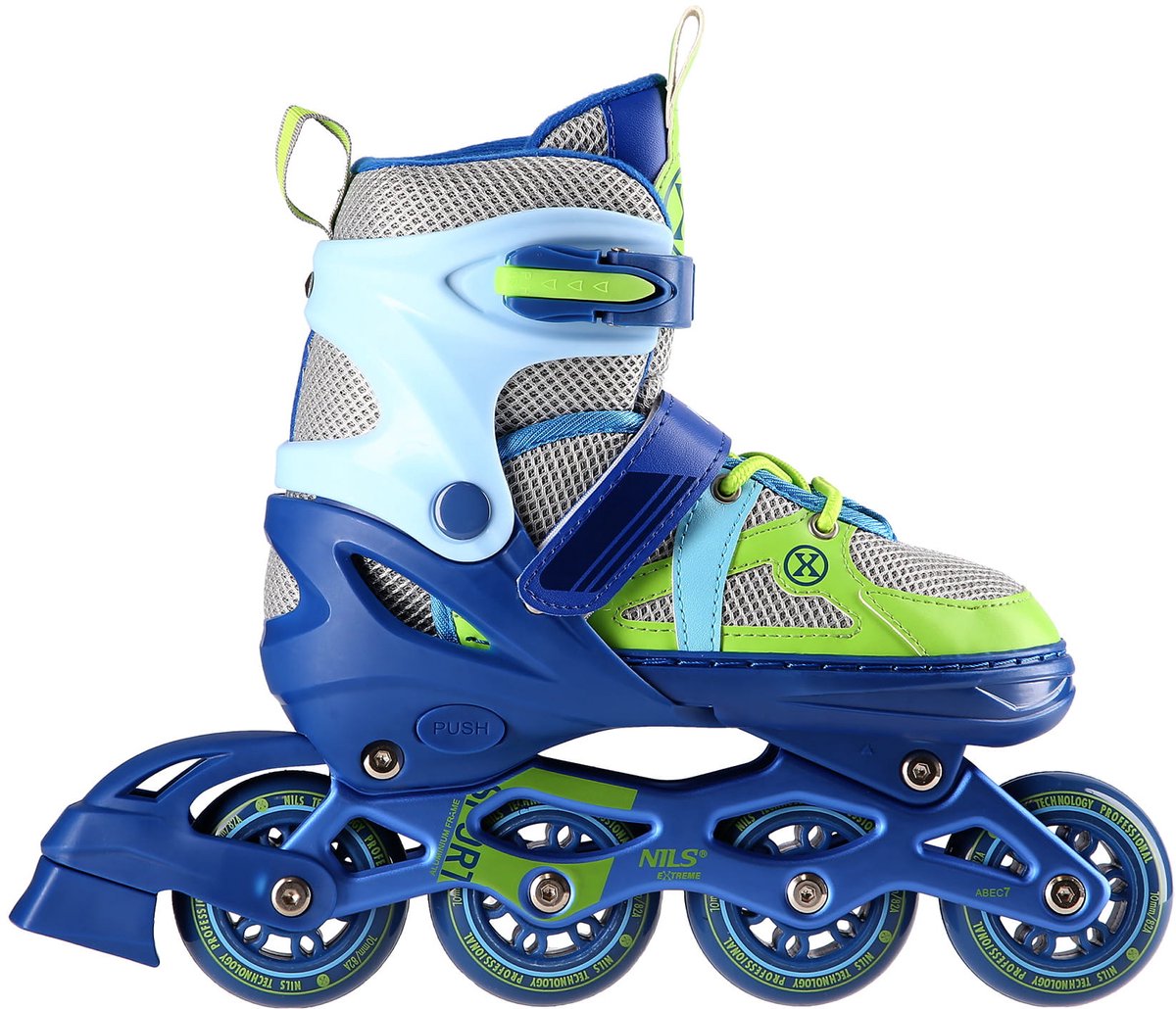 Nils Extreme NJ1828A Inlineskates 35-38 Blauw