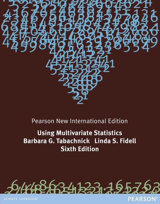 Using Multivariate Statistics PNIE
