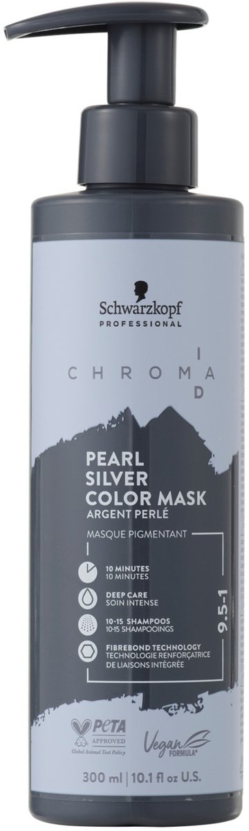 Schwarzkopf Chroma ID Kleurmasker 300ml - Pearl Silver