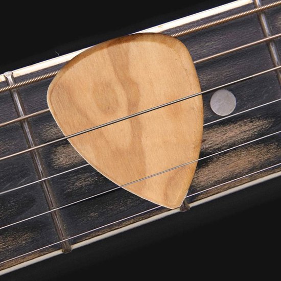 Houten Plectrum Houder - Opbergdoos voor Gitaar Plectrums — afbeelding 5