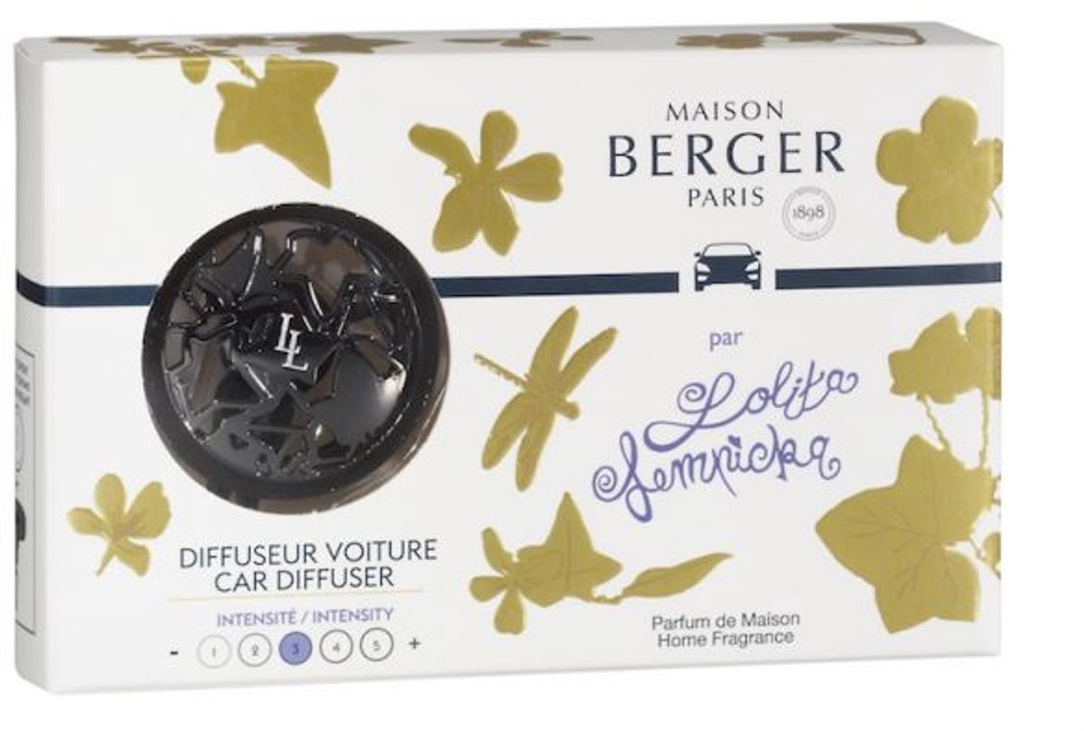 Maison Berger - Lampe Berger Autoparfumset Lolita Gun Metal - 4-6 Weken Geur