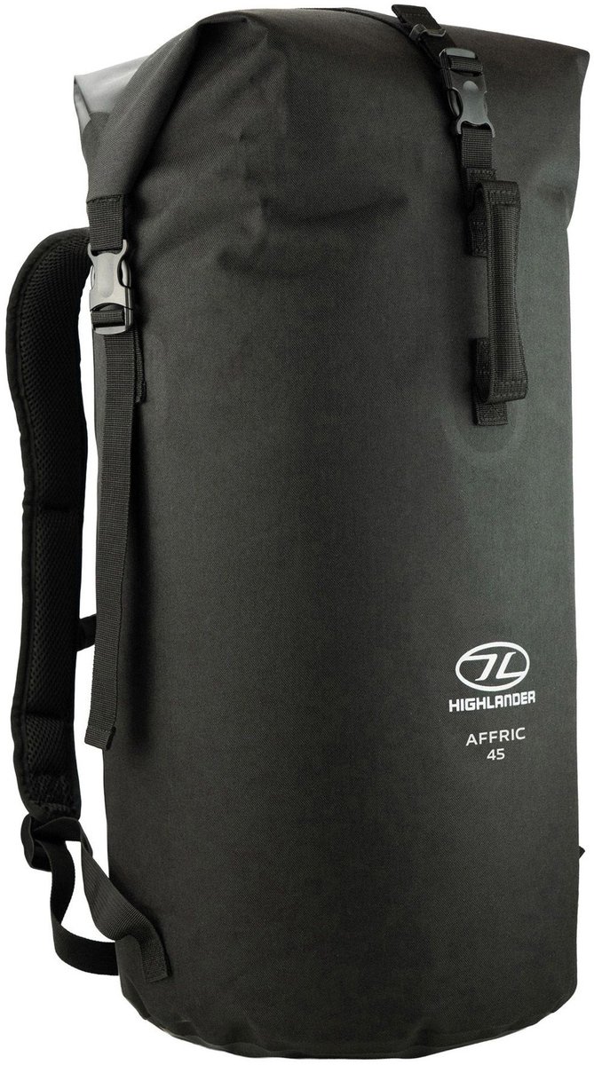Highlander waterdichte rugzak drybag Affric 45 liter - Zwart