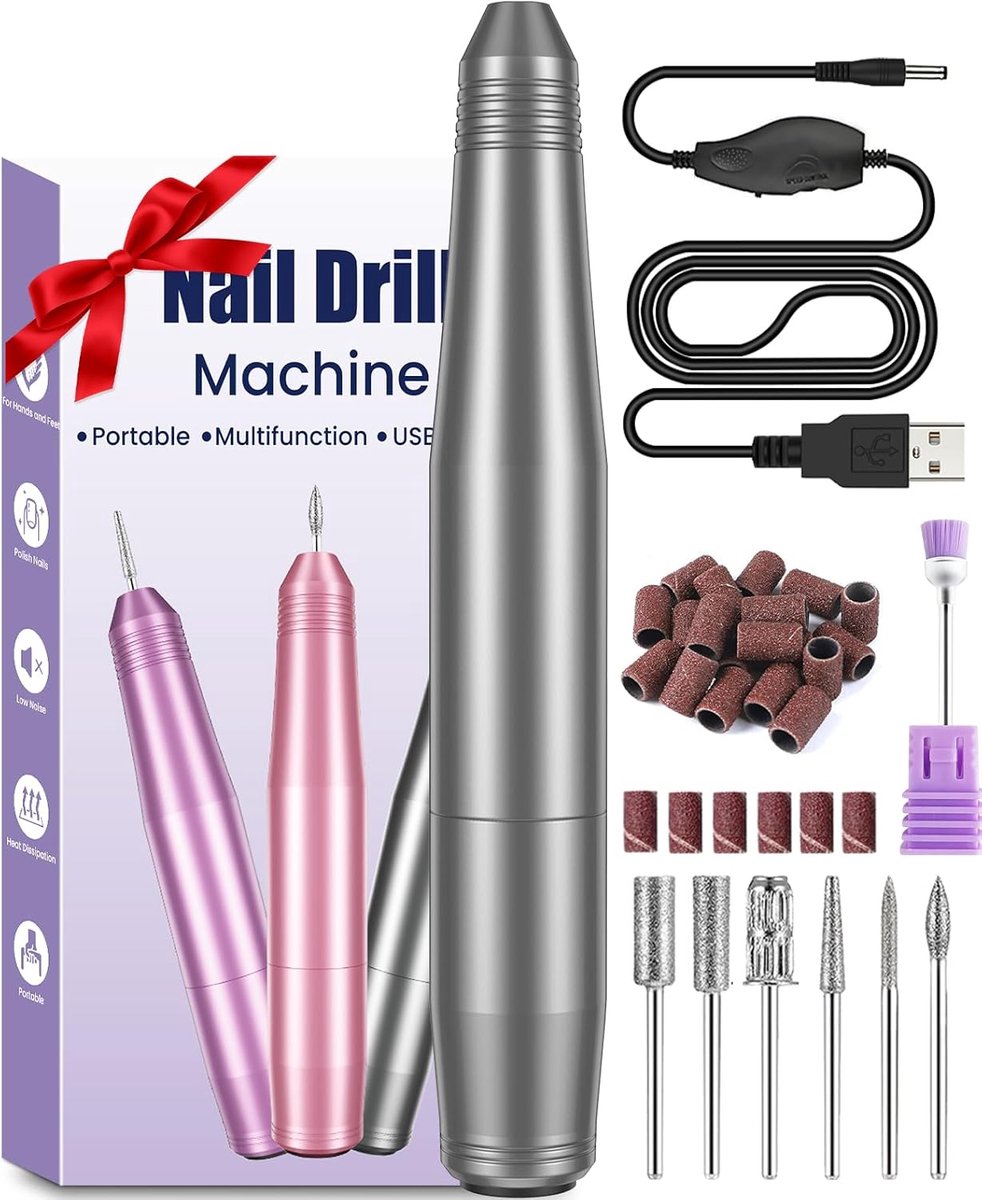 Professionele Elektrische Nagelmachine 20000 RPM Manicure Pedicure Set voor Thuis en Reis