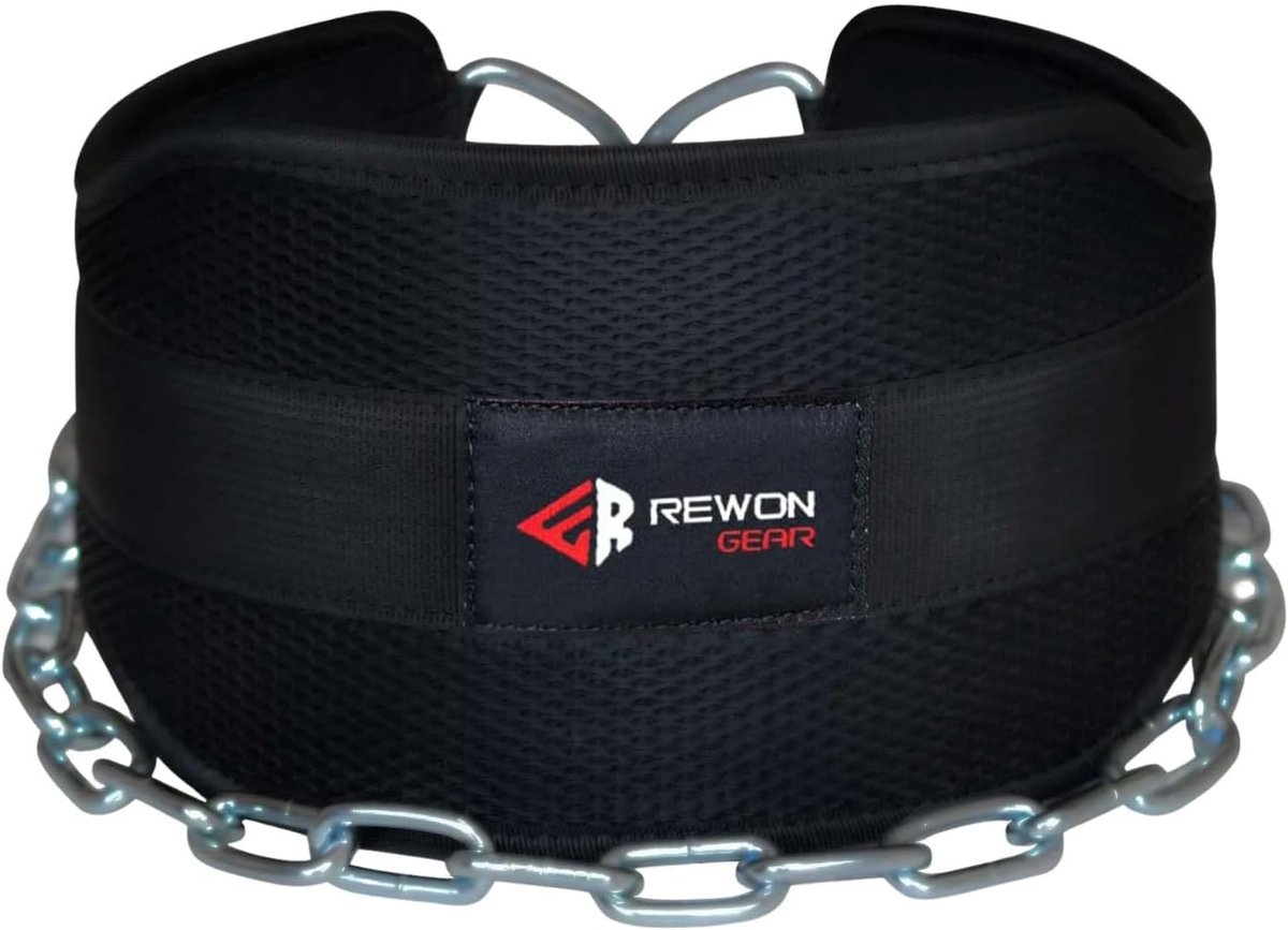 Verzwaarde Trainingsriem met Ketting voor Pull-Ups en Dips | Verstelbare Gewichtsgordel