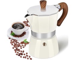 Stovetop Espresso Maker 3 Cup Moka Pot - 5oz Manual Cuban Coffee Percolator Machine - Premium Aluminum Moka Italian Greca Coffee Maker Brewer Percolator voor Koffieliefhebbers