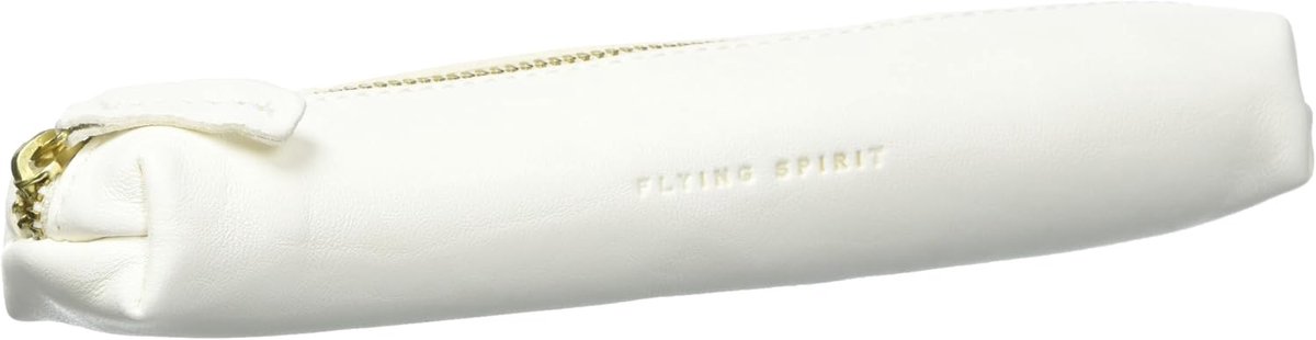 Kleine Etui van Zacht Lamlevensleer – 19 x 4 x 2,5 cm – Gladde Afwerking – Wit