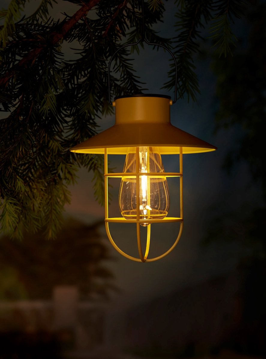 Luxform - solar Wigan bright yellow (3 pieces)