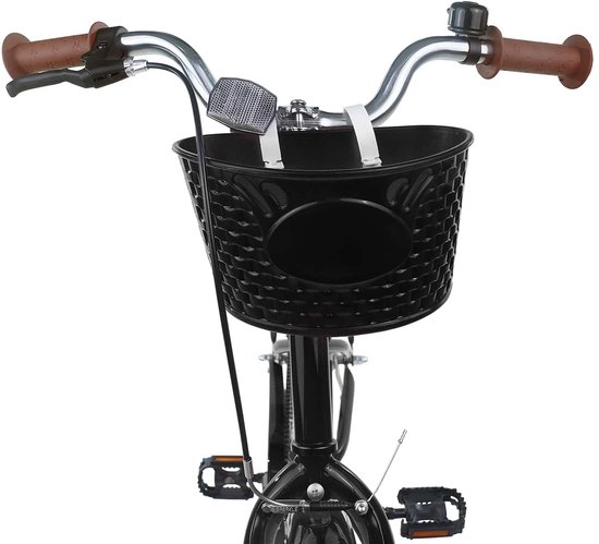 vidaXL - Kinderfiets - 24 - Inch - voor - 8-12 - jaar - oud - Zwart van VidaXL — afbeelding 2