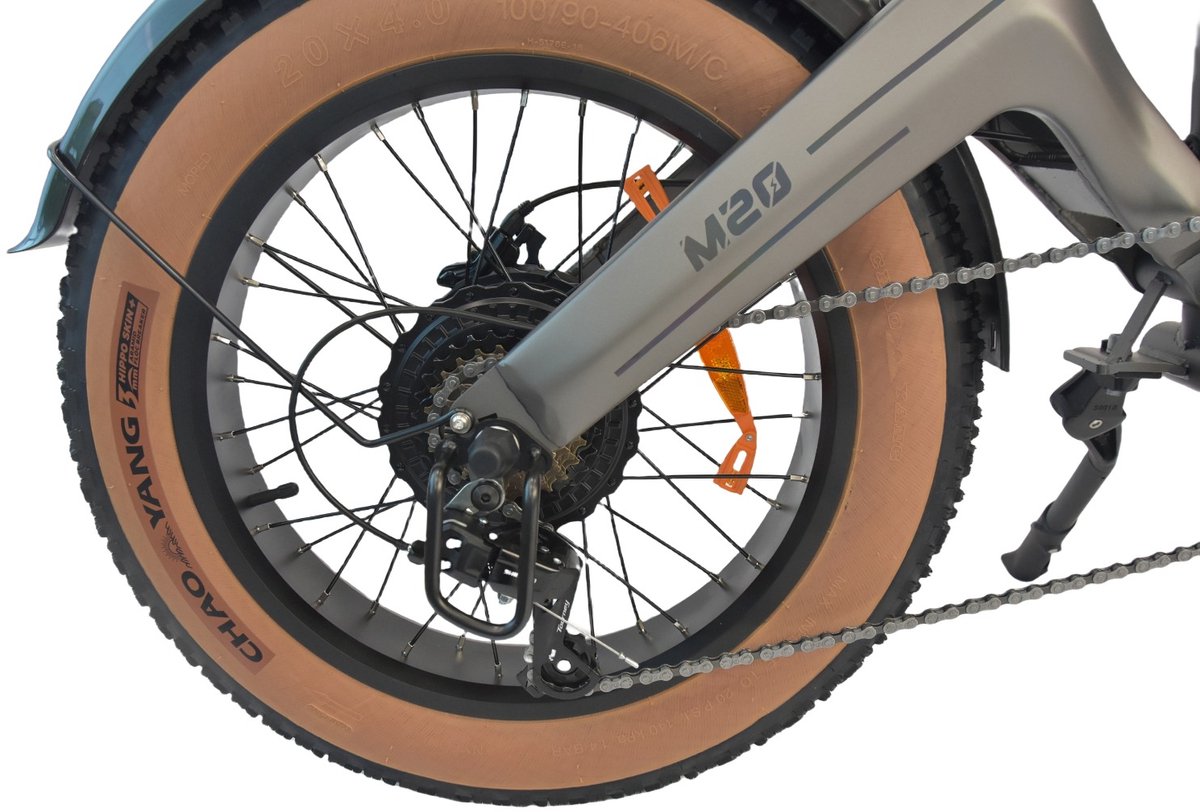 DYU Fatbike elektrische Fiets 20 Inch - 48V 18.2Ah Accu thumbnail 3