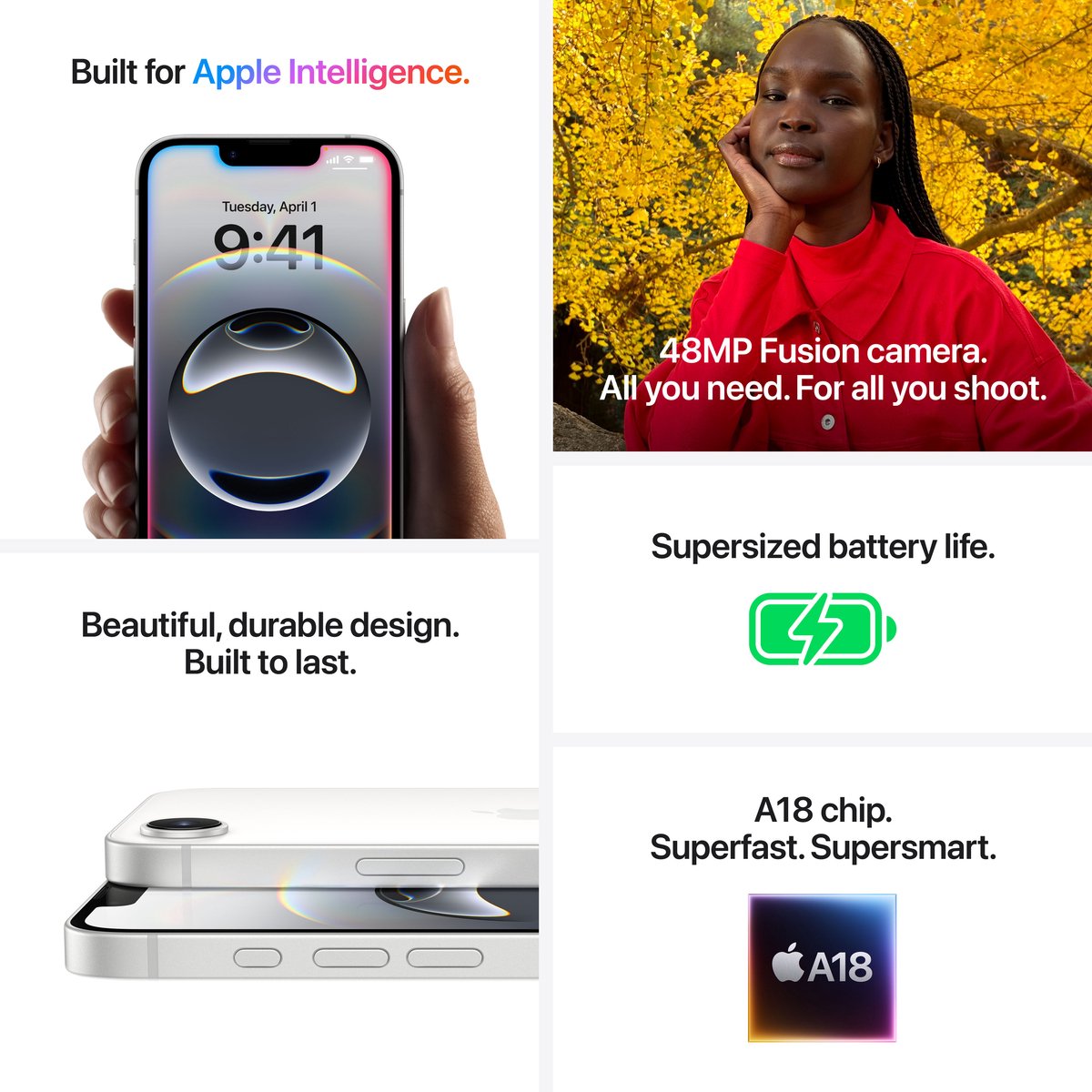 Apple iPhone 16e 128GB kleine-smartphone