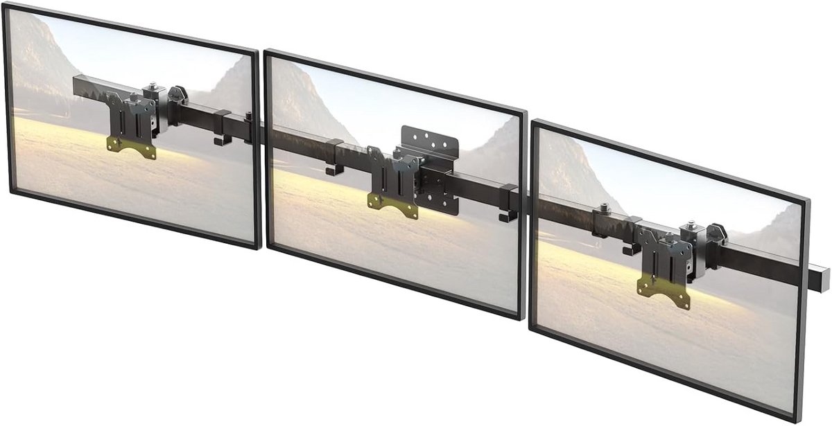 Monitor arm 3 schermen - Verstelbaar - Monitor arm - Bureaucomfort