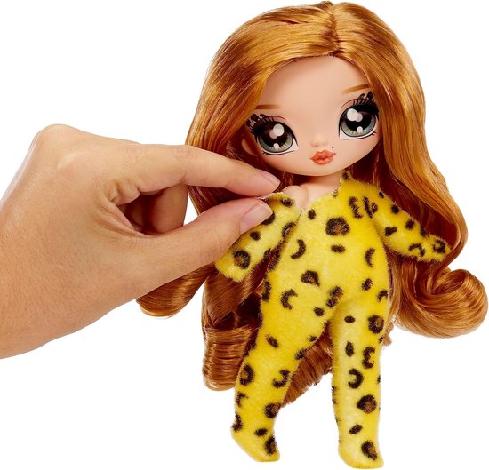 Pluche Verrassingspop Jaguar - 18cm Beweegbaar Modepop Speelgoed voor Kinderen — afbeelding 3