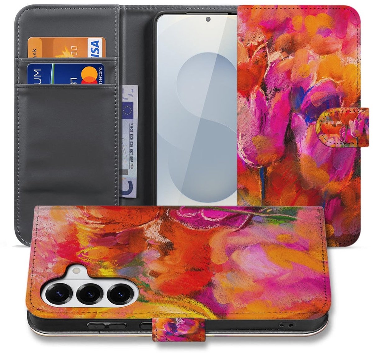 Samsung Galaxy S26 Bookcase Hoesje Tulips