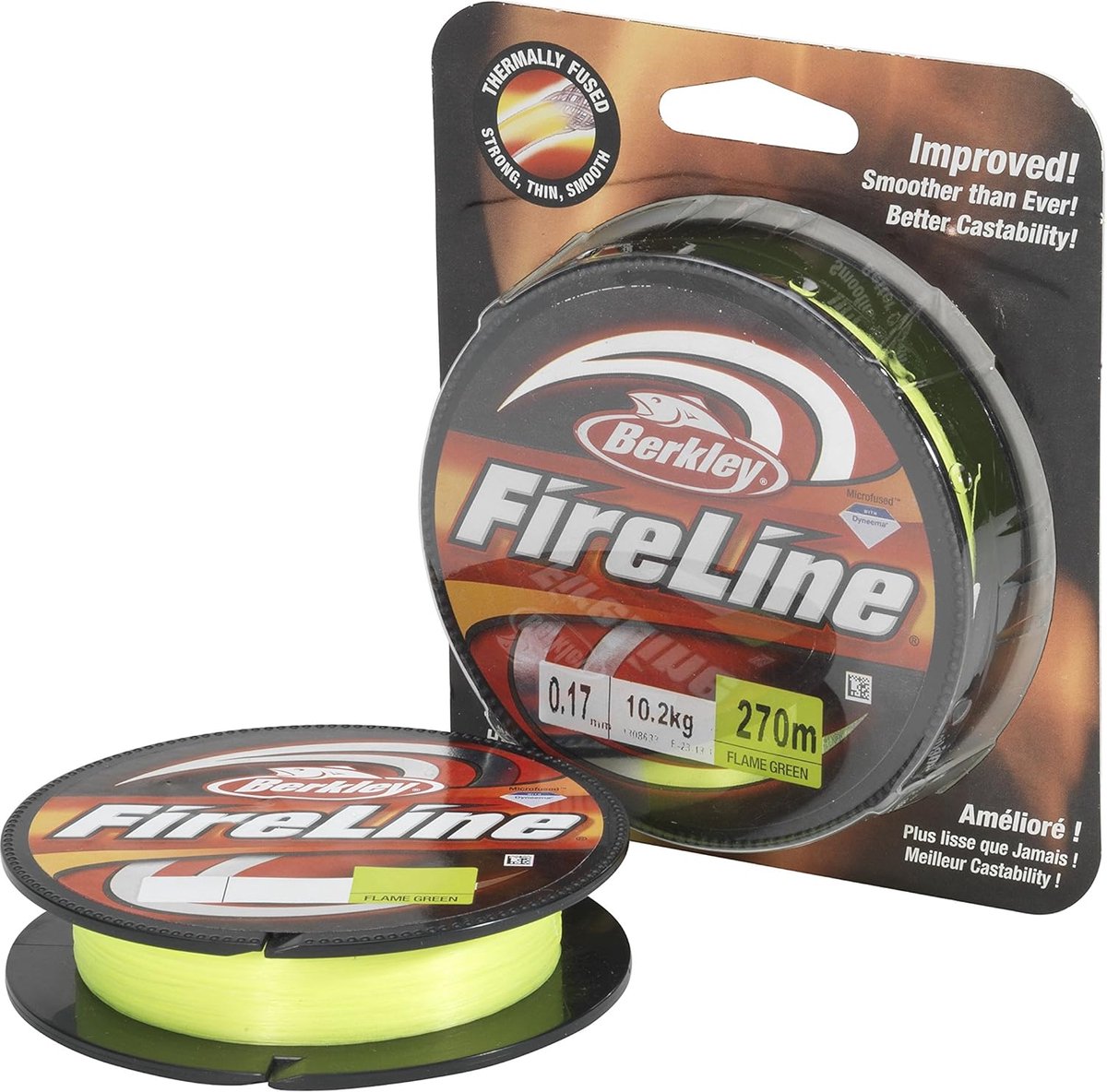 Berkley FireLine Flame - PE multifilament lijn van Dyneema - 0,39 mm - 250 m