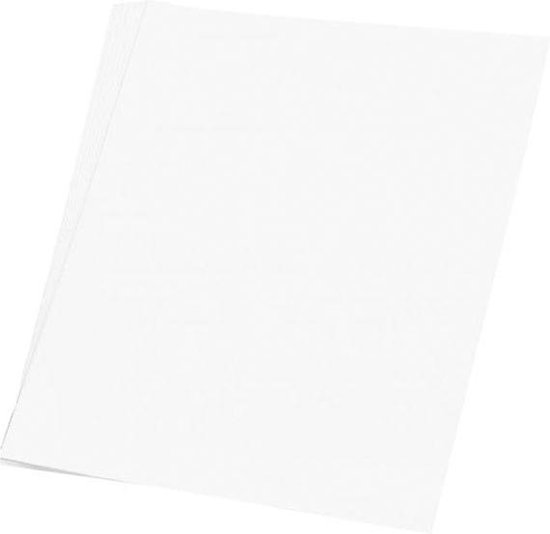 150 vellen wit A4 hobby papier - Hobbymateriaal - Knutselen met papier - Knutselpapier