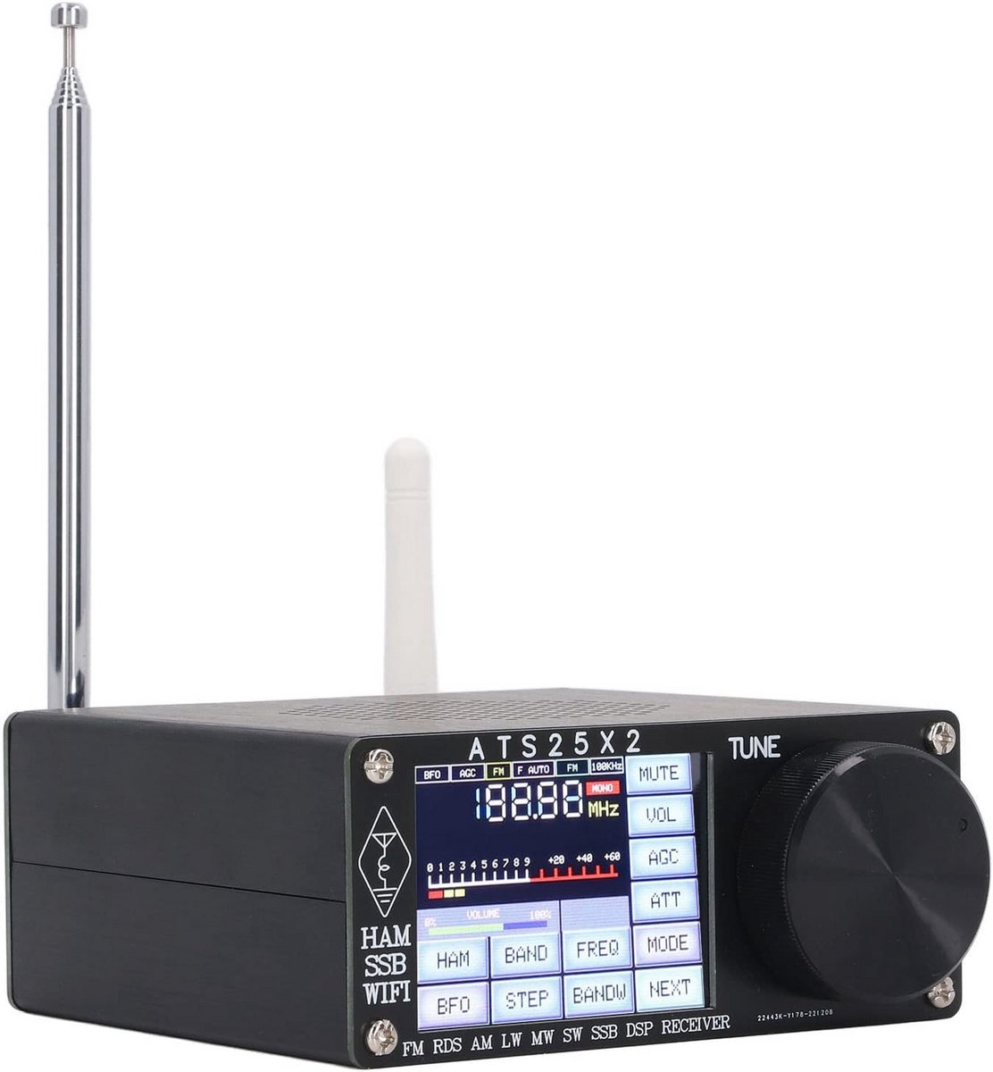 Full-band Radio-ontvanger met Spectrumscanning