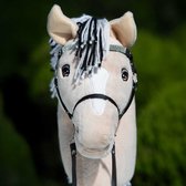 Hobby Horse Land - Hobby Horse "Dune" Fjord - inclusief halster & diamanten frontriem - Stokpaard - A3