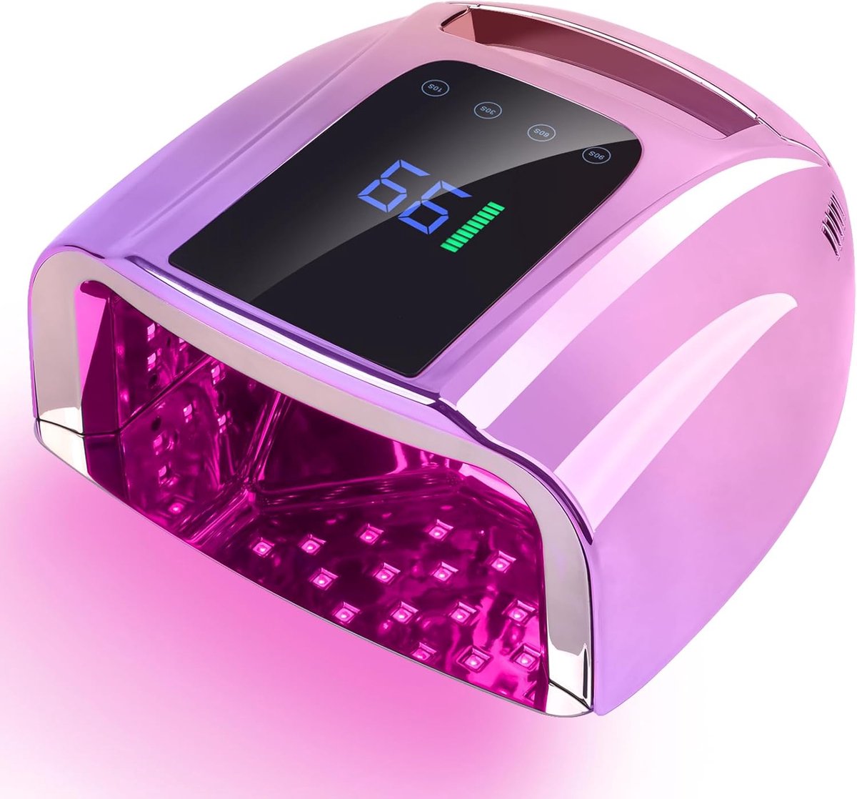 Draadloze UV LED Nagellamp 96W - Oplaadbaar & Draagbaar voor Gelnagels met Sensor