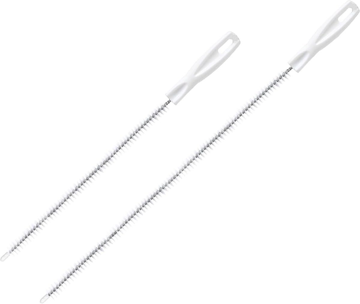 2x Flexibele Afvoer Ontstopper Borstelset - 45 & 60 cm Reinigingsgereedschap voor Keuken en Badkamer